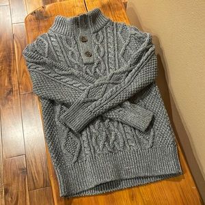 Youth Boy Size Small Cable Knit Sweater